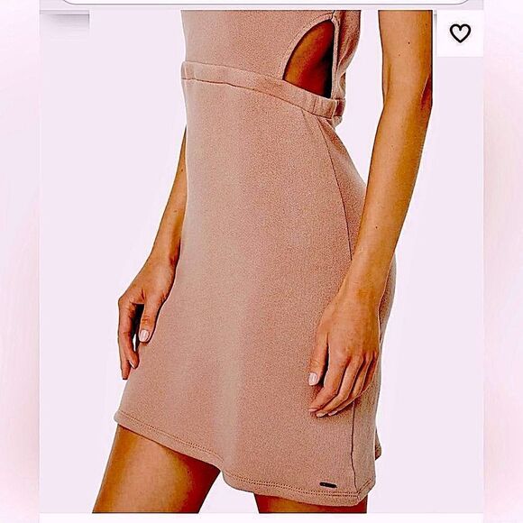 Anthropologie casual cotton sleeveless Barcelona Dress beige/taupe medium NWT - Picture 5 of 16